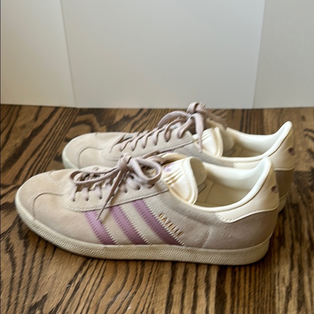 Adidas Gazelle Women’s Suede Sneakers in Light Purple 9.5